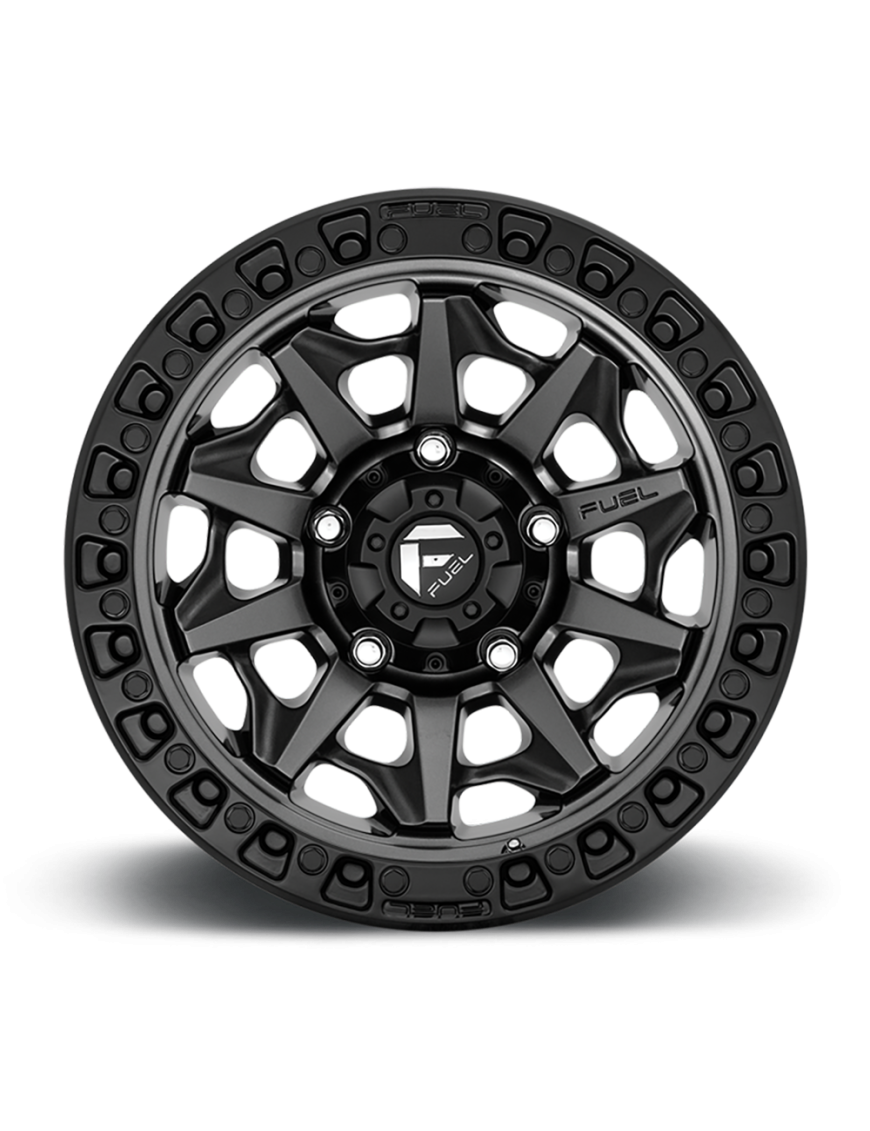 Felga aluminiowa D716 Covert Matte GUN Metal Black Bead Ring Fuel - ujęcie 3
