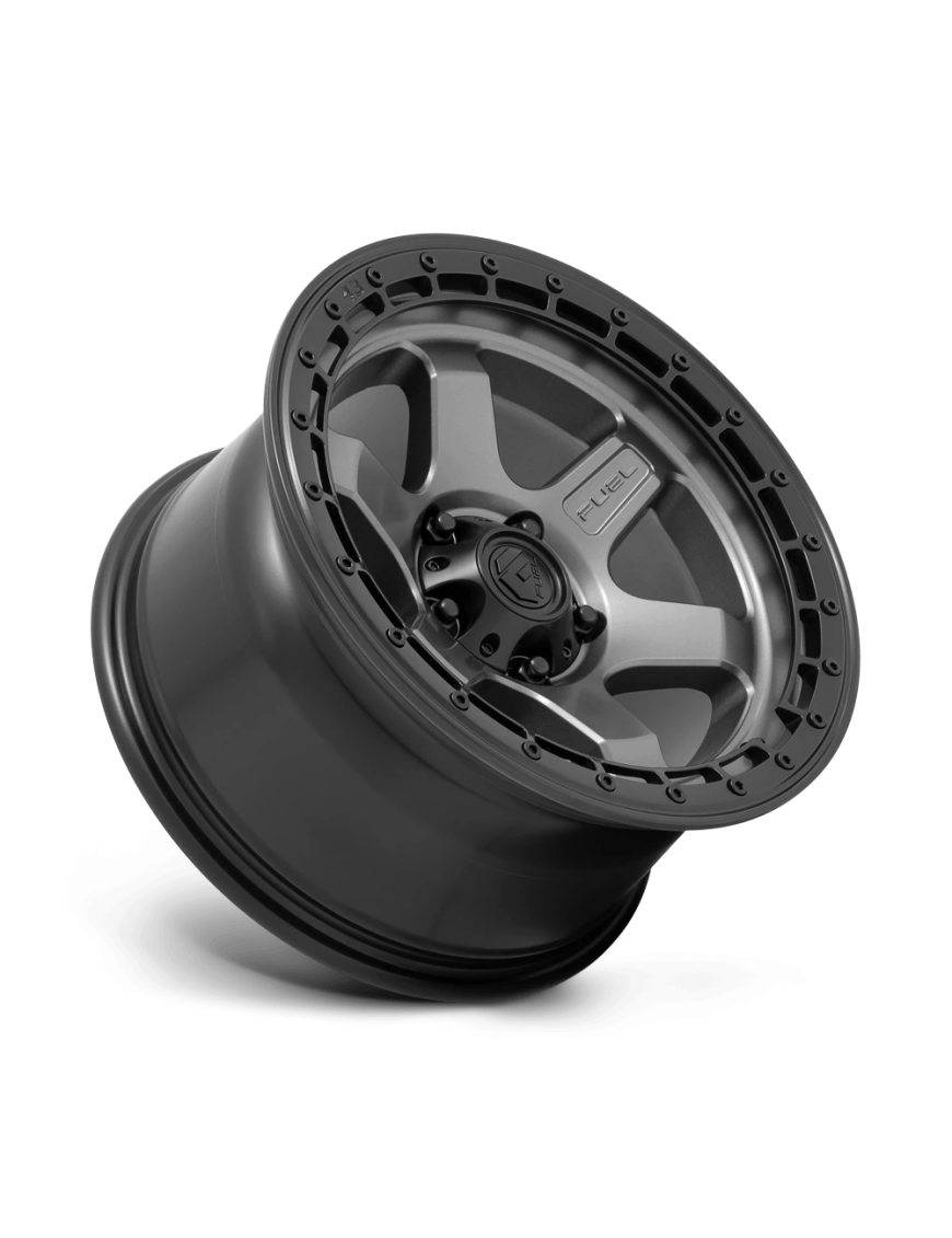 Felga aluminiowa D752 Block Matte Gunmetal W/ Black Ring Fuel - ujęcie 2