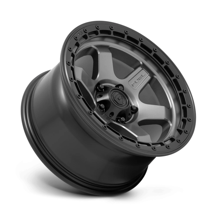 Felga aluminiowa D752 Block Matte Gunmetal W/ Black Ring Fuel - ujęcie 2