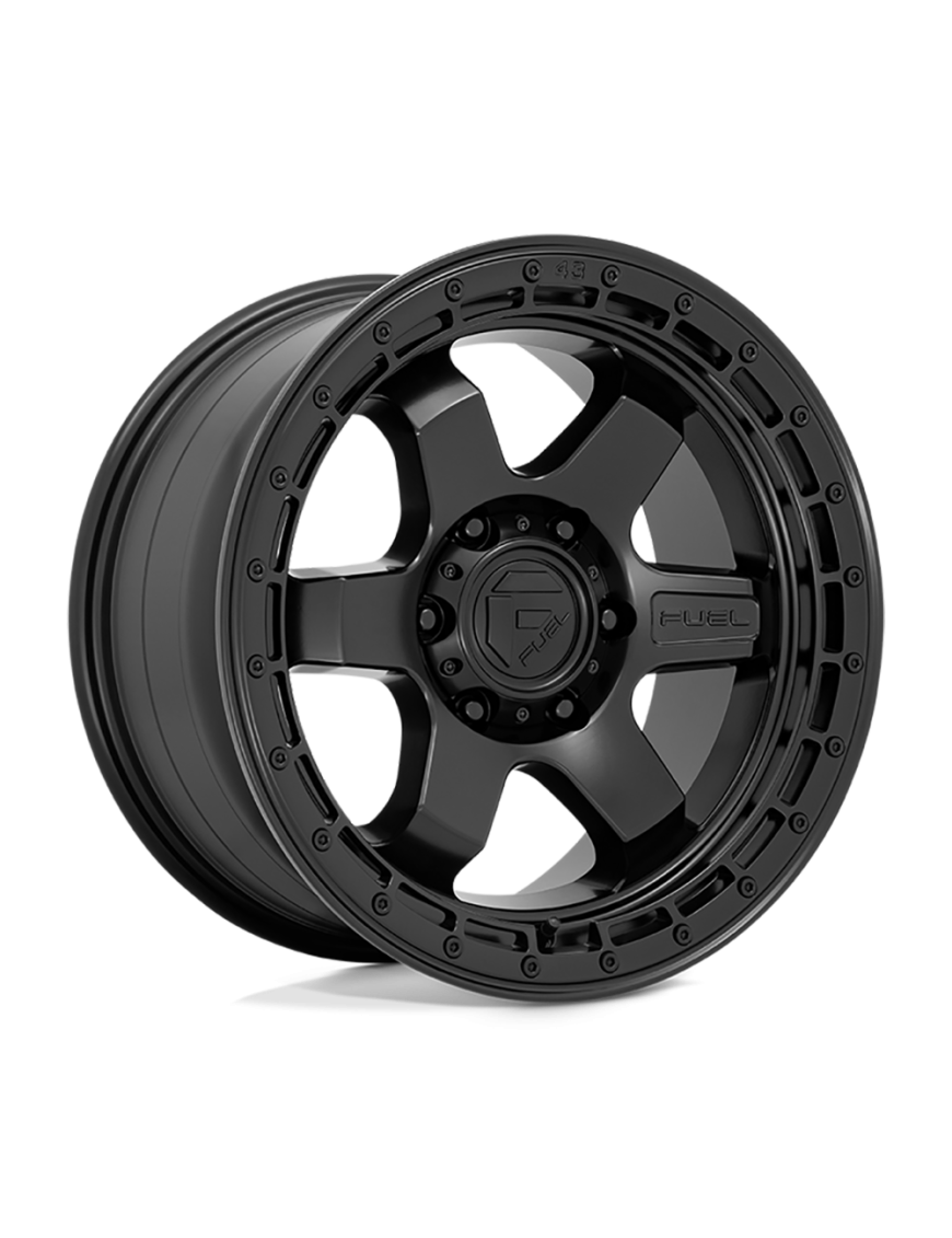 Felga aluminiowa D750 Block Matte Black W/ Black Ring Fuel
