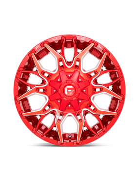 Felga aluminiowa D771 Twitch Candy RED Milled Fuel - ujęcie 3