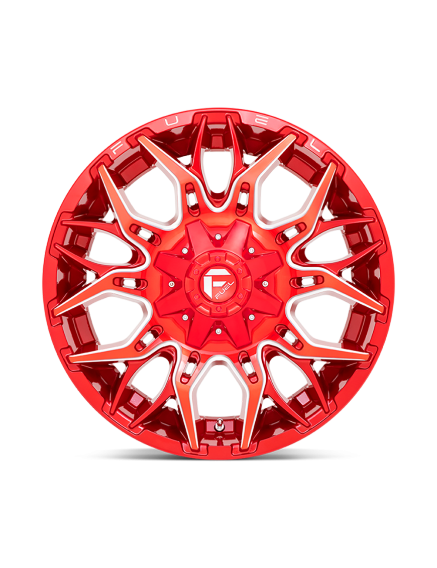 Felga aluminiowa D771 Twitch Candy RED Milled Fuel - ujęcie 3