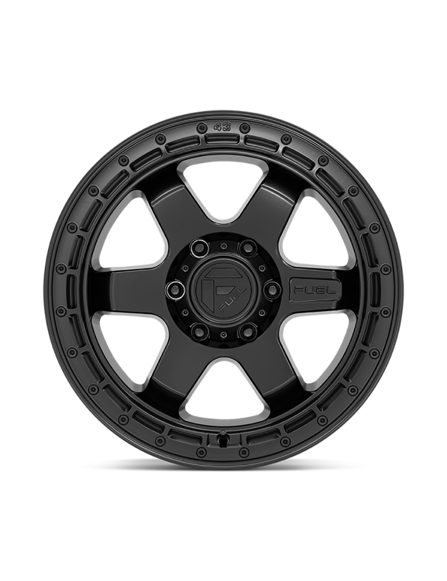 Felga aluminiowa D750 Block Matte Black W/ Black Ring Fuel - ujęcie 3