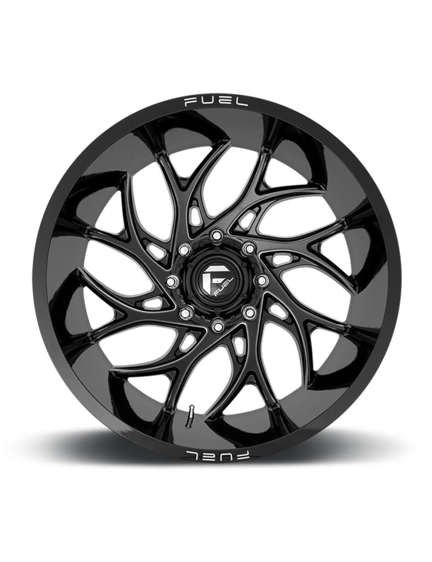 Felga aluminiowa D741 Runner Gloss Black Milled Fuel - ujęcie 3