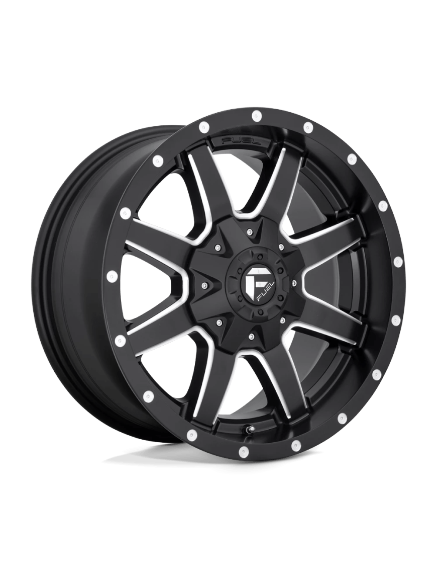 Felga aluminiowa D538 Maverick Matte Black Milled Fuel