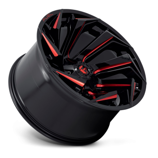 Felga aluminiowa D755 Reaction Gloss Black Milled W/ RED Tint Fuel - ujęcie 2
