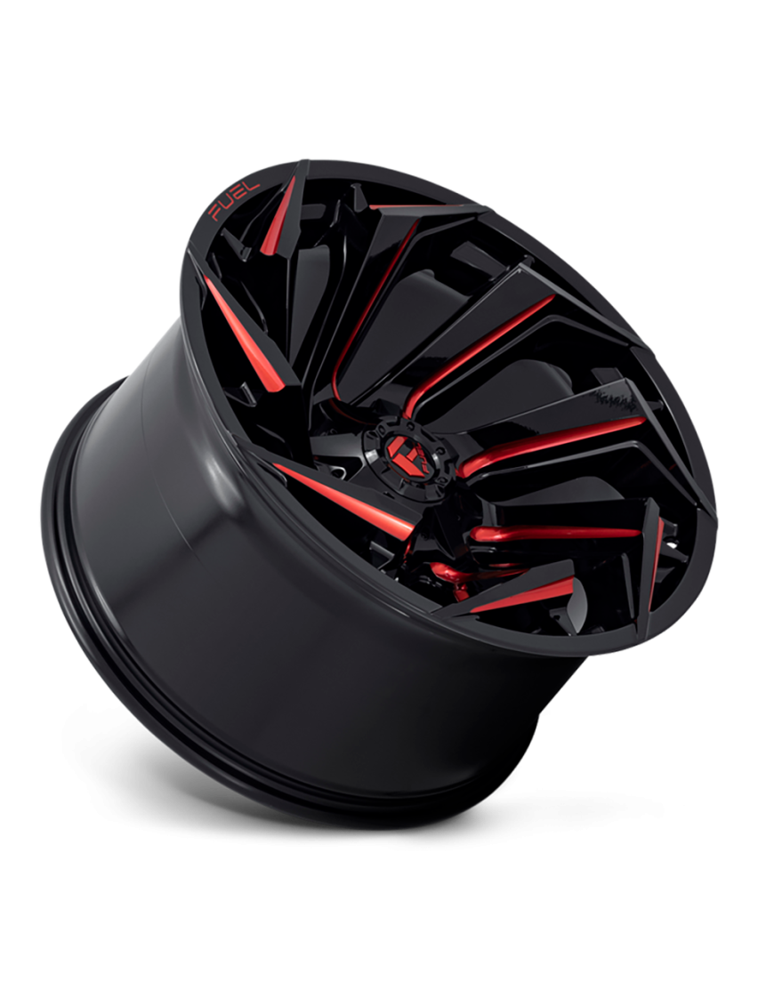 Felga aluminiowa D755 Reaction Gloss Black Milled W/ RED Tint Fuel - ujęcie 2