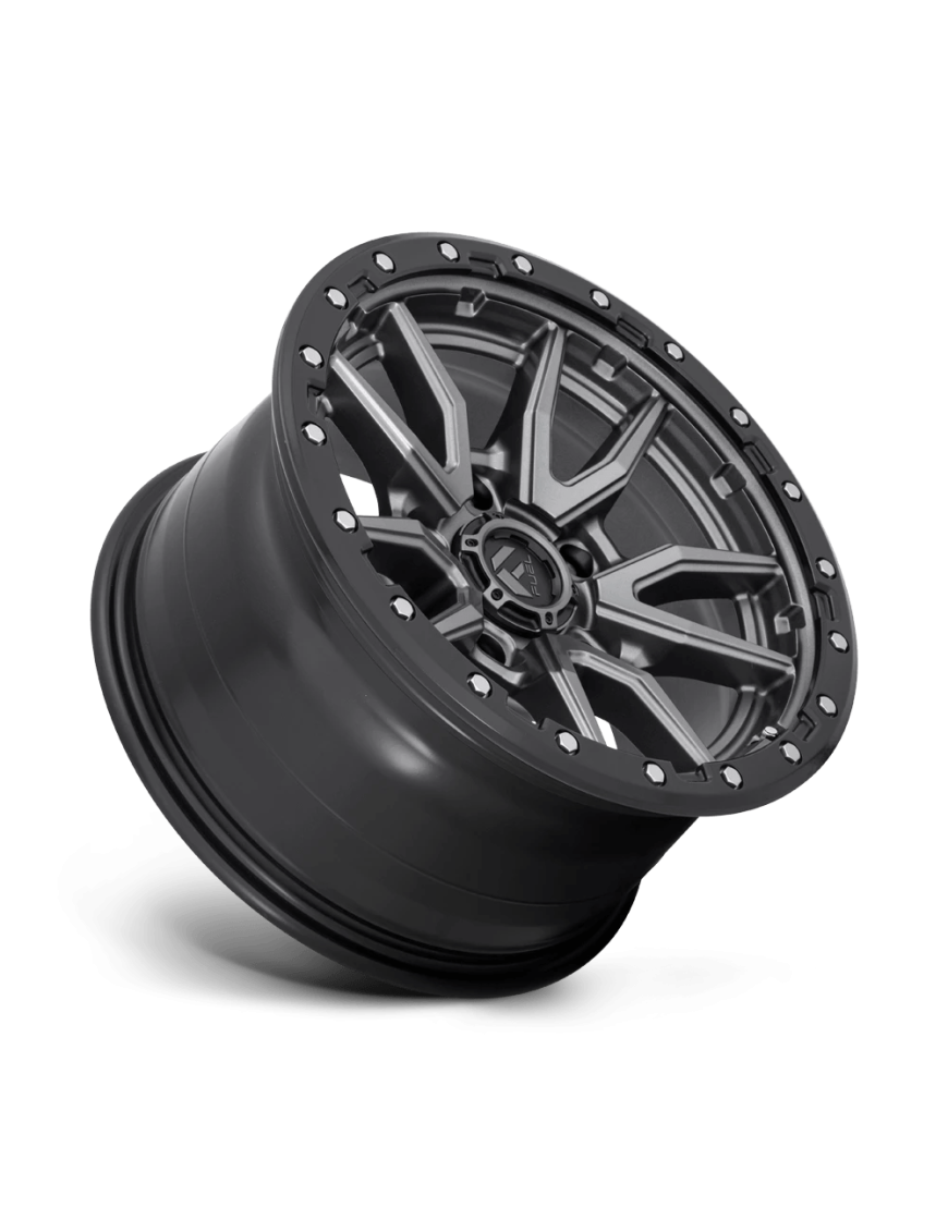 Felga aluminiowa D680 Rebel Matte GUN Metal Black Bead Ring Fuel - ujęcie 2