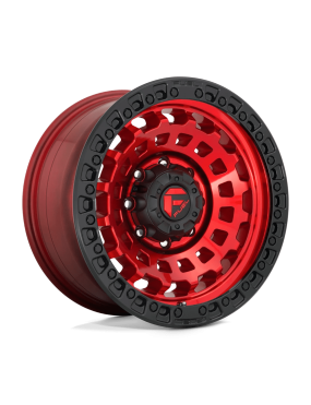Felga aluminiowa D632 Zephyr Candy RED Black Bead Ring Fuel