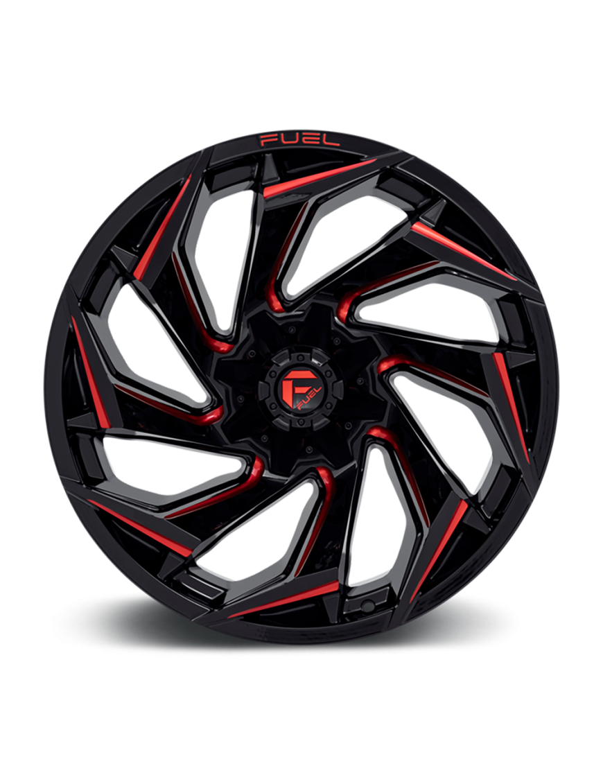 Felga aluminiowa D755 Reaction Gloss Black Milled W/ RED Tint Fuel - ujęcie 3