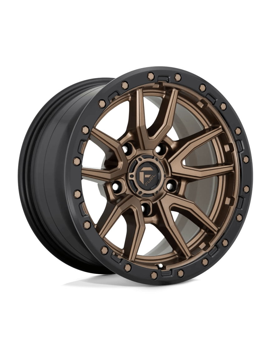 Felga aluminiowa D681 Rebel Matte Bronze Black Bead Ring Fuel