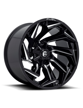 Felga aluminiowa D753 Reaction Gloss Black Milled Fuel