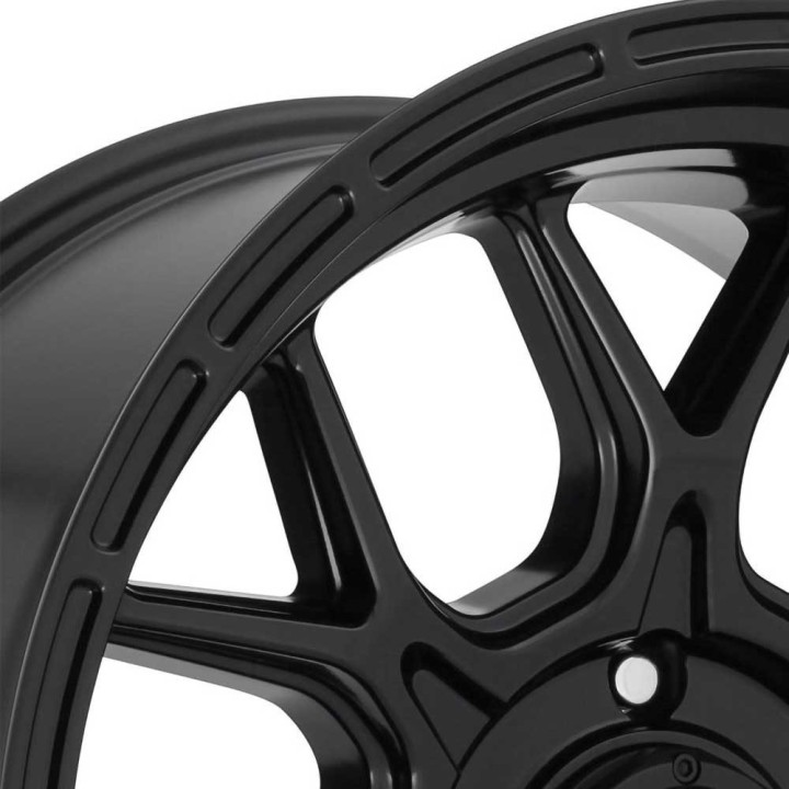 Felga aluminiowa D670 Tech Matte Black Fuel - ujęcie 5