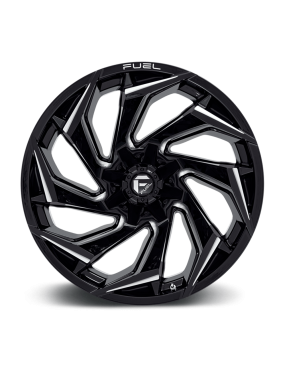Felga aluminiowa D753 Reaction Gloss Black Milled Fuel - ujęcie 3