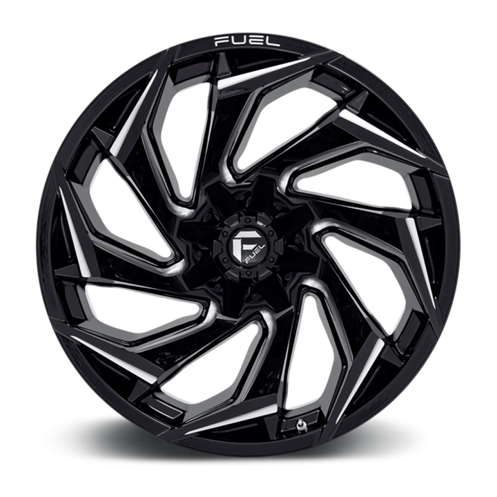 Felga aluminiowa D753 Reaction Gloss Black Milled Fuel - ujęcie 3