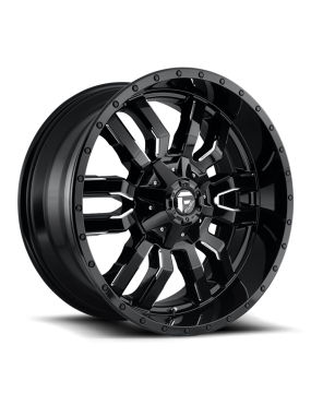 Felga aluminiowa D595 Sledge Gloss Black Milled Fuel