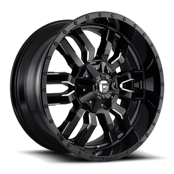 Felga aluminiowa D595 Sledge Gloss Black Milled Fuel