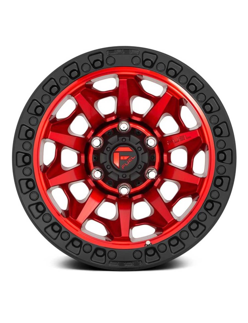 Felga aluminiowa D695 Covert Candy Red/Black Ring Fuel - ujęcie 2