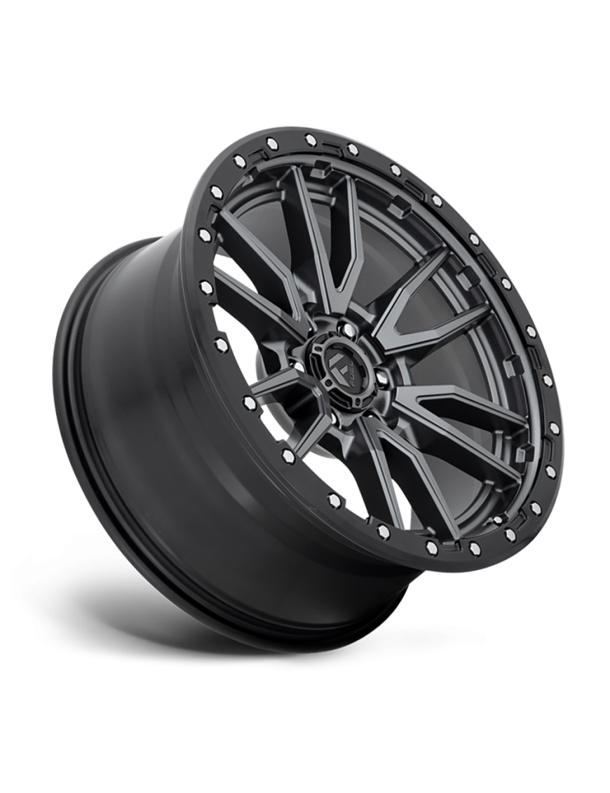 Felga aluminiowa D680 Rebel 6 Matte Gun Metal/Black Ring Fuel - ujęcie 2