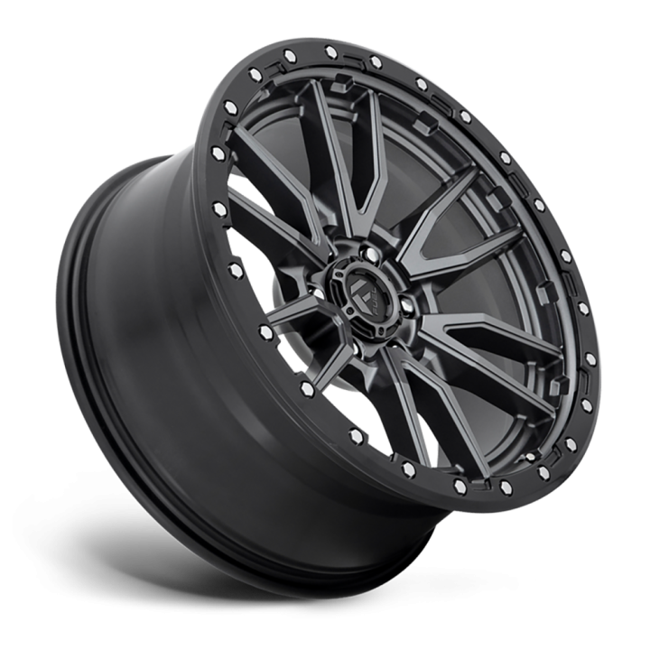 Felga aluminiowa D680 Rebel 6 Matte Gun Metal/Black Ring Fuel - ujęcie 2