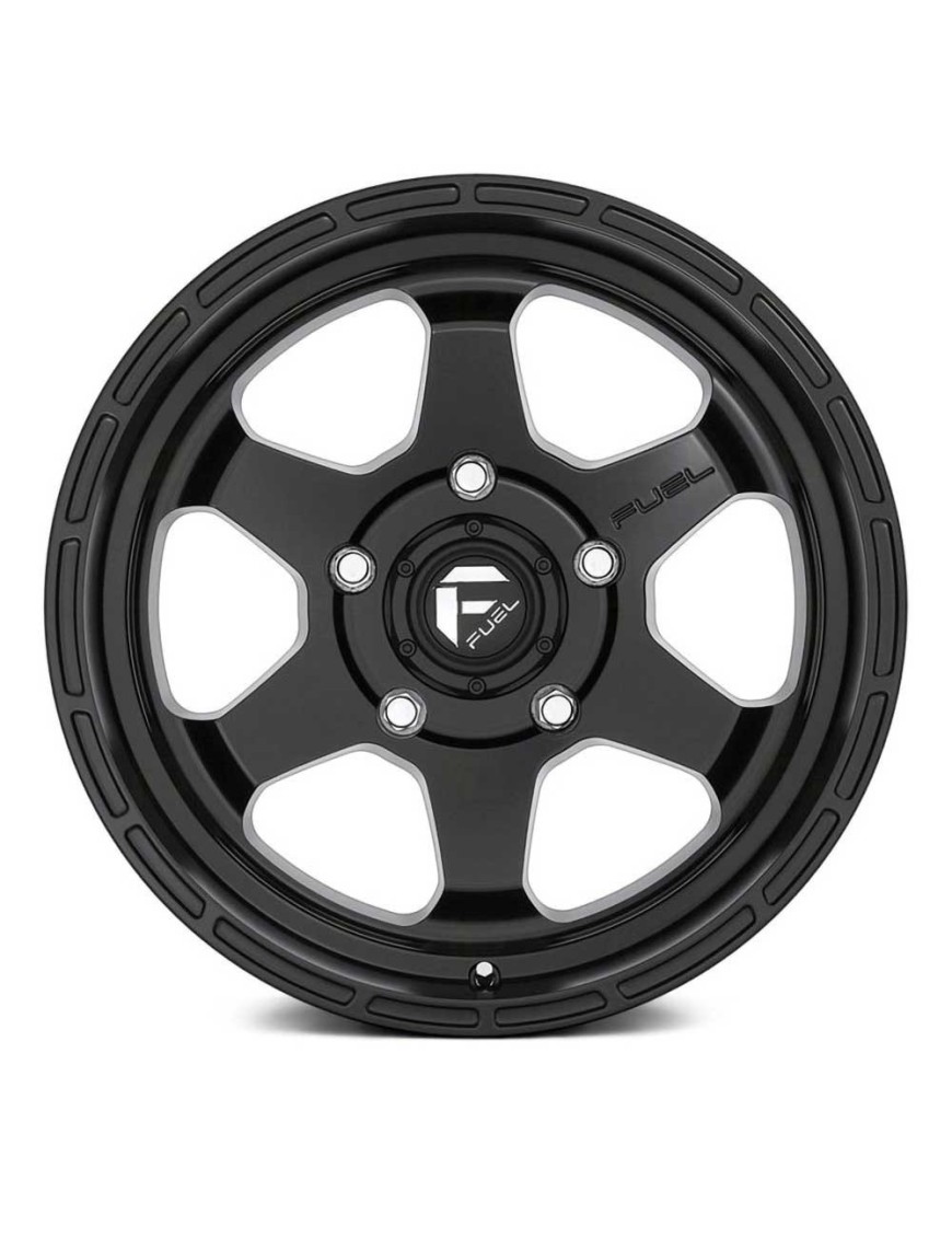 Felga aluminiowa D664 Shok Matte Black Fuel - ujęcie 2