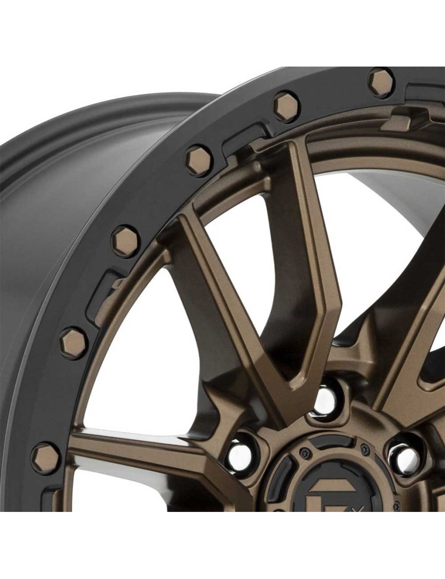 Felga aluminiowa D681 Rebel 6 Matte Bronze Black Bead Ring Fuel - ujęcie 4