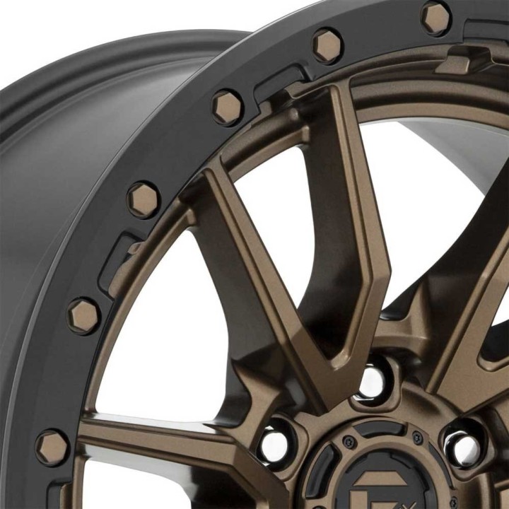 Felga aluminiowa D681 Rebel 6 Matte Bronze Black Bead Ring Fuel - ujęcie 4