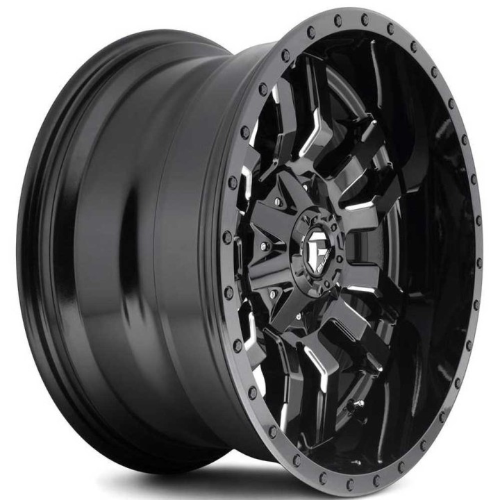 Felga aluminiowa D596 Sledge Matte Black/Gloss Black Lip Fuel - ujęcie 2