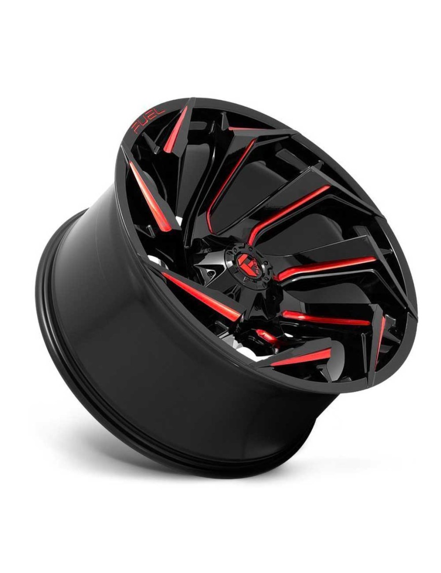 Felga aluminiowa D755 Reacion Gloss Black Milled/Red Tint Fuel - ujęcie 2