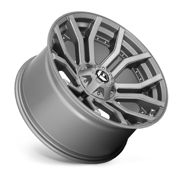Felga aluminiowa D713 Rage Brushed Gun Metal/Tinted Clear Fuel - ujęcie 3