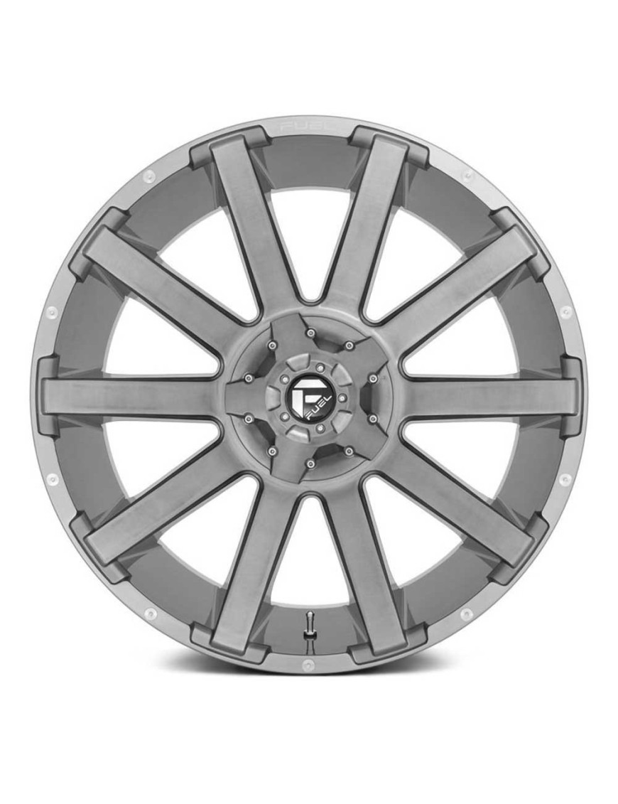 Felga aluminiowa D714 Contra Brushed Gun Metal/Tinted Clear Fuel - ujęcie 2