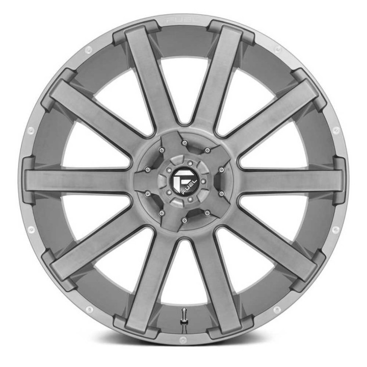 Felga aluminiowa D714 Contra Brushed Gun Metal/Tinted Clear Fuel - ujęcie 2
