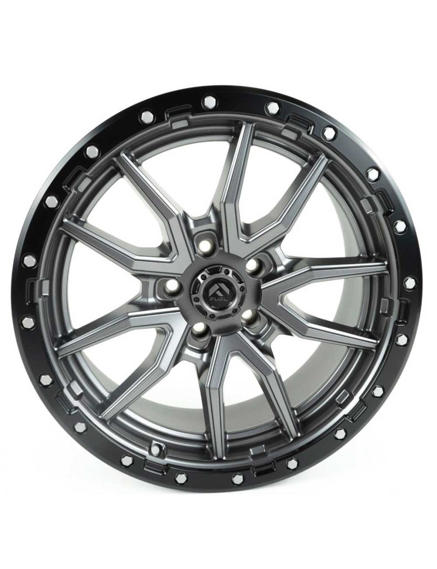 Felga aluminiowa D680 Rebel 5 Anthracite Gun Metal/Black Ring Fuel - ujęcie 4