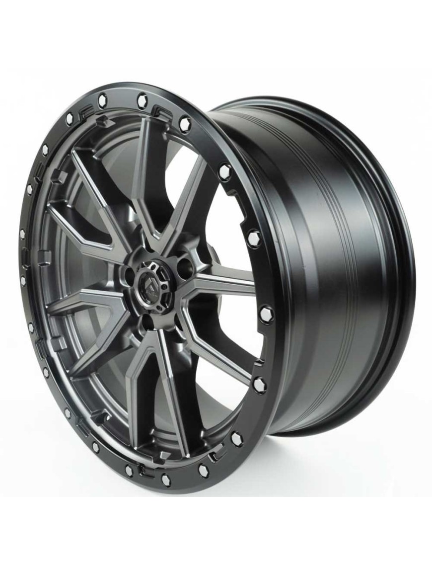 Felga aluminiowa D680 Rebel 5 Anthracite Gun Metal/Black Ring Fuel - ujęcie 6