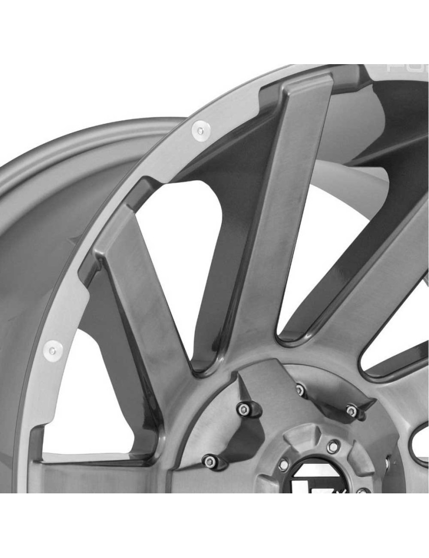 Felga aluminiowa D714 Contra Brushed Gun Metal/Tinted Clear Fuel - ujęcie 4