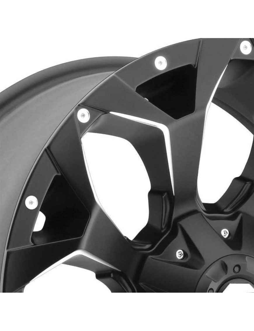 Felga aluminiowa D546 Assault Matte Black Milled Fuel - ujęcie 3