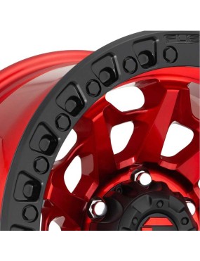 Felga aluminiowa D695 Covert Candy Red/Black Ring Fuel - ujęcie 4