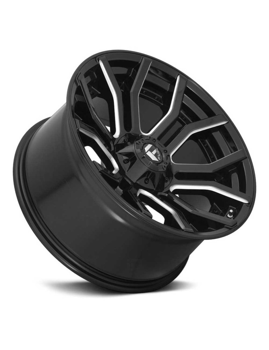 Felga aluminiowa D711 Rage Gloss Black Milled Fuel - ujęcie 3