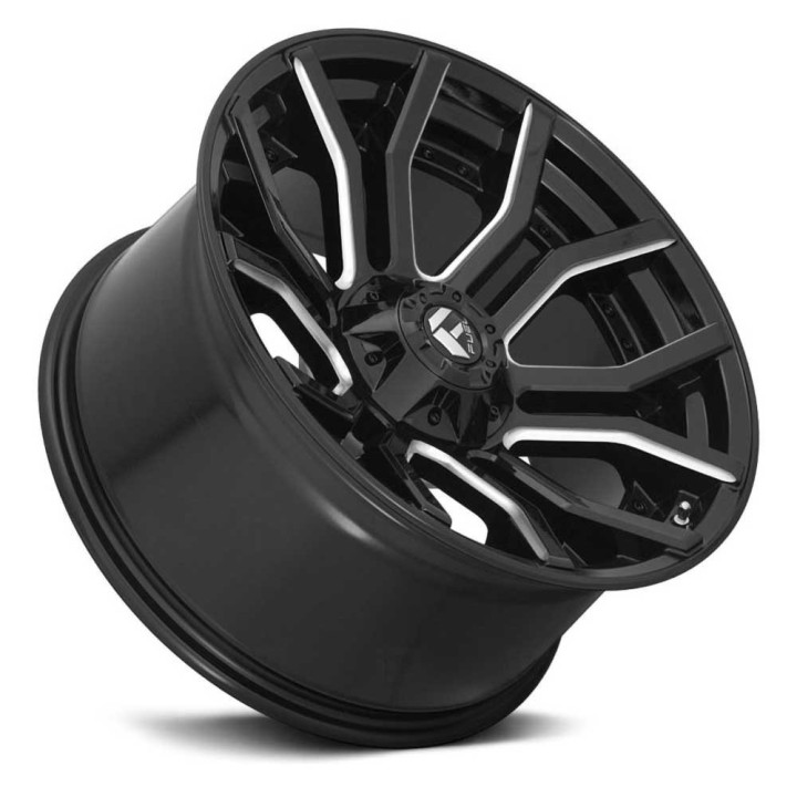 Felga aluminiowa D711 Rage Gloss Black Milled Fuel - ujęcie 3