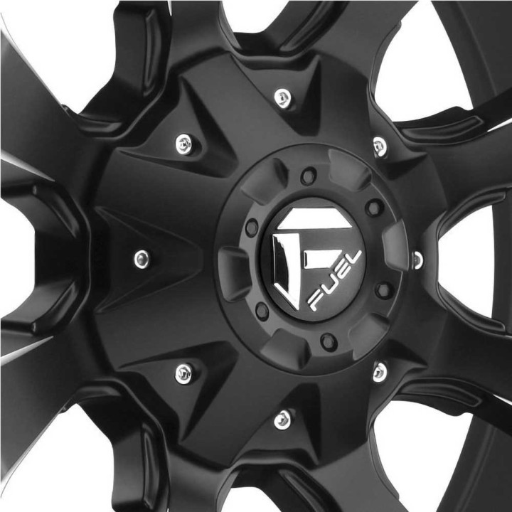 Felga aluminiowa D546 Assault Matte Black Milled Fuel - ujęcie 3