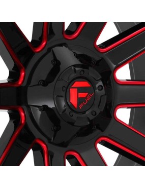 Felga aluminiowa D643 Contra Gloss Black/Candy Red Fuel - ujęcie 4