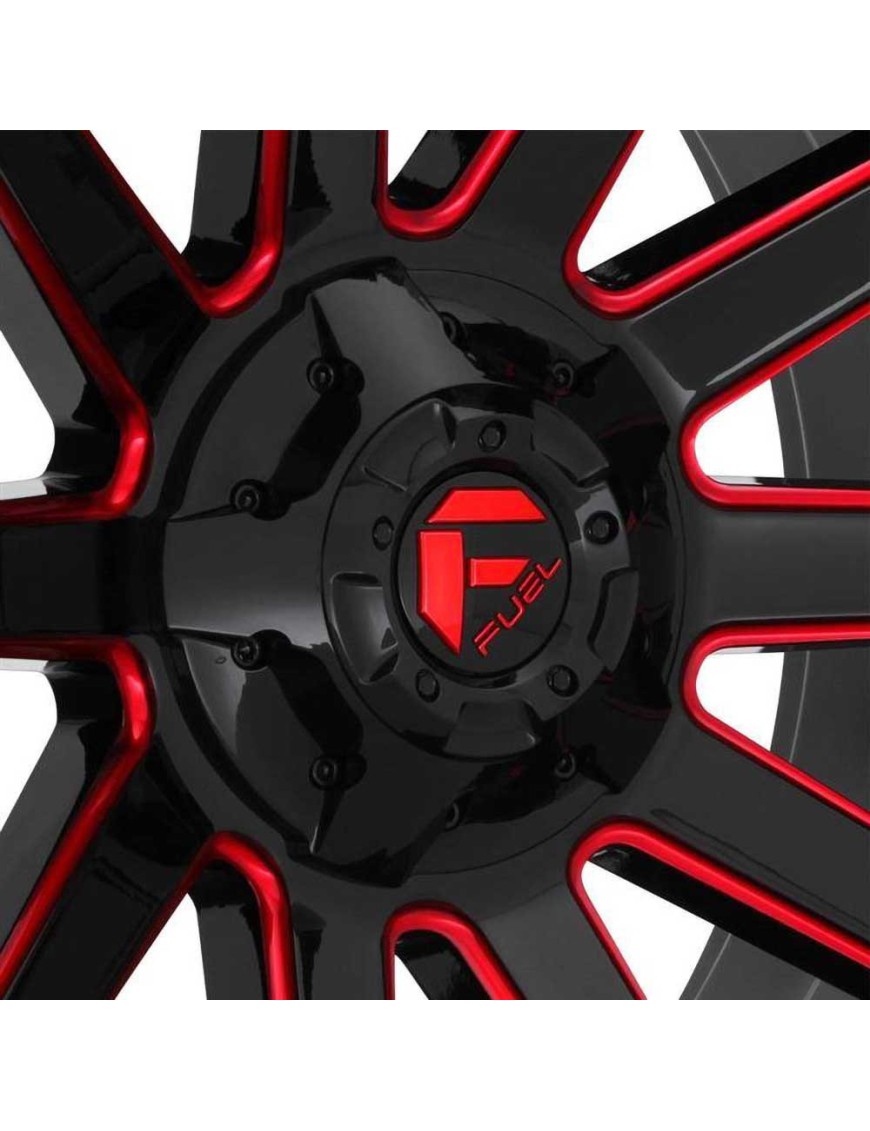 Felga aluminiowa D643 Contra Gloss Black/Candy Red Fuel - ujęcie 4