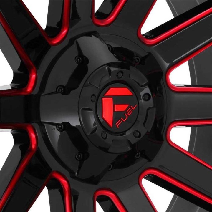 Felga aluminiowa D643 Contra Gloss Black/Candy Red Fuel - ujęcie 4
