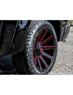 Felga aluminiowa D643 Contra Gloss Black/Candy Red Fuel - ujęcie 5