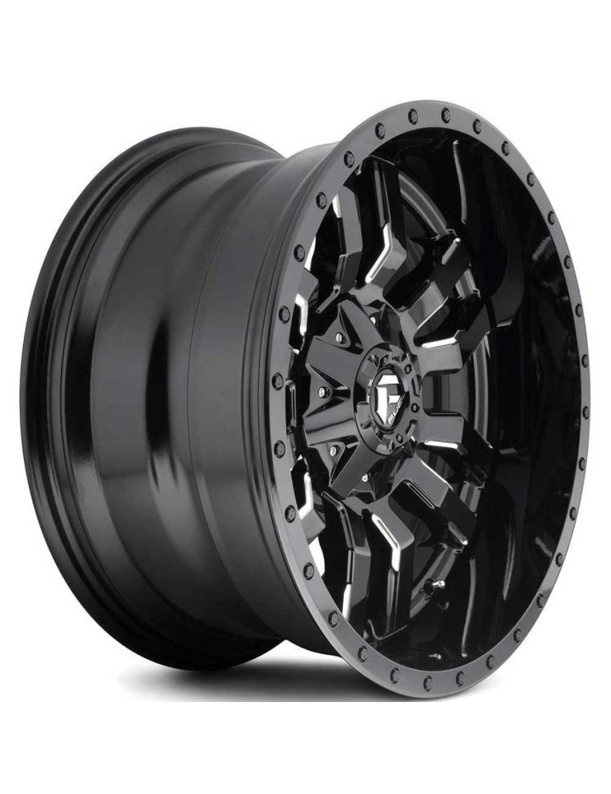 Felga aluminiowa D595 Sledge Gloss Black Milled Fuel - ujęcie 3