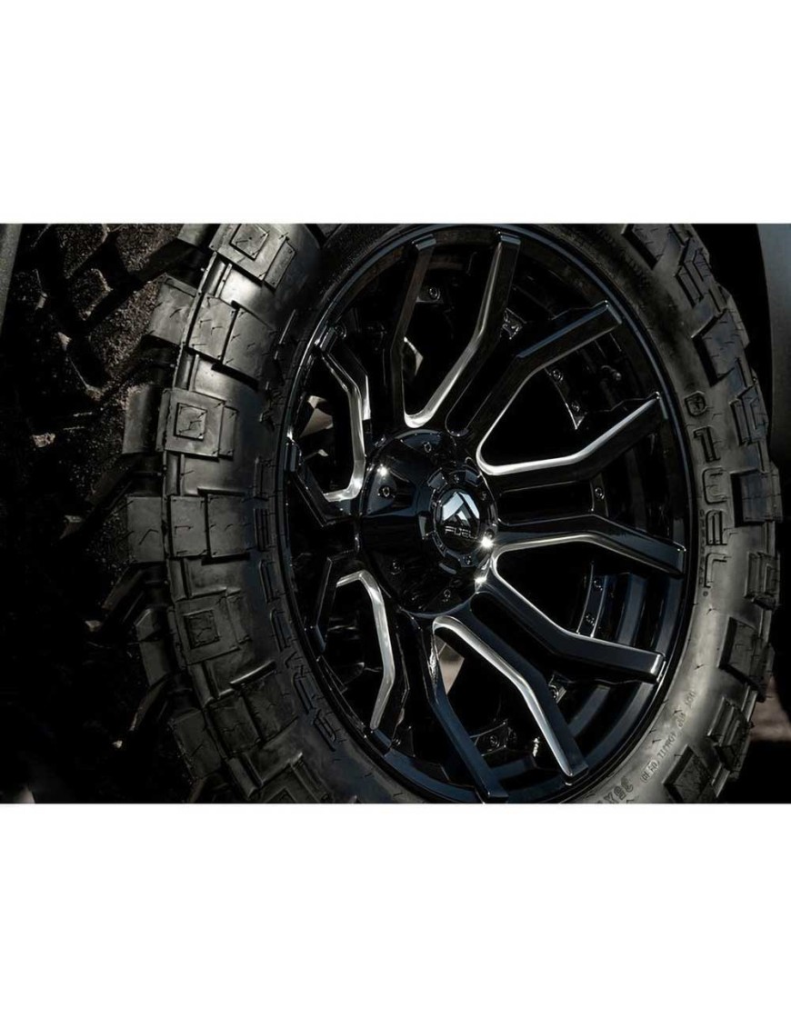 Felga aluminiowa D711 Rage Gloss Black Milled Fuel - ujęcie 2