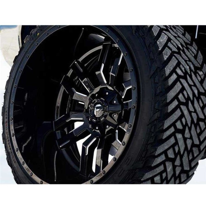 Felga aluminiowa D595 Sledge Gloss Black Milled Fuel - ujęcie 6