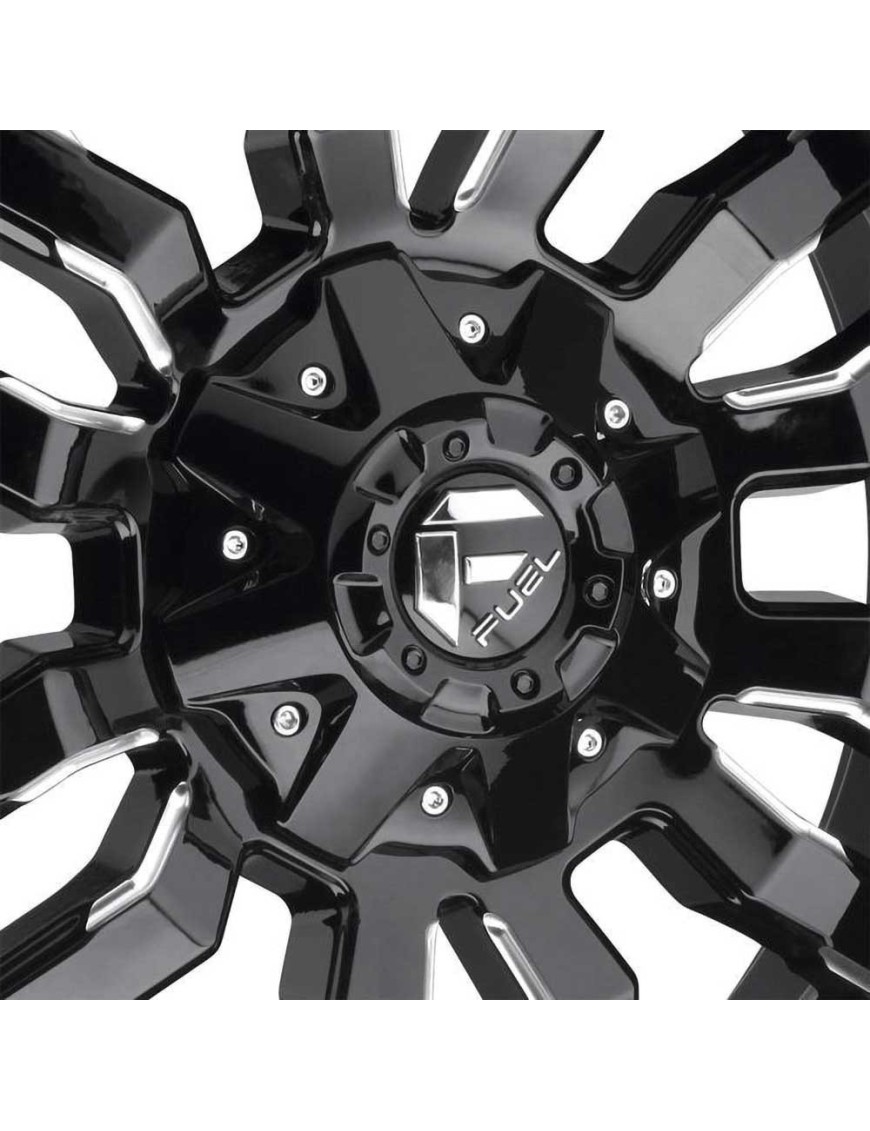 Felga aluminiowa D596 Sledge Matte Black/Gloss Black Lip Fuel - ujęcie 4