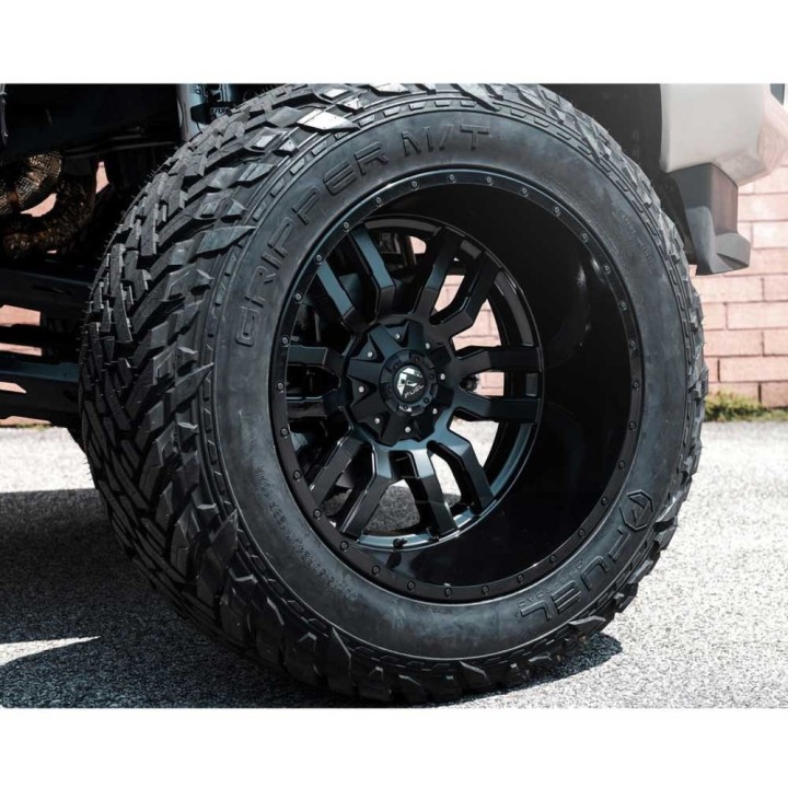 Felga aluminiowa D596 Sledge Matte Black/Gloss Black Lip Fuel - ujęcie 6