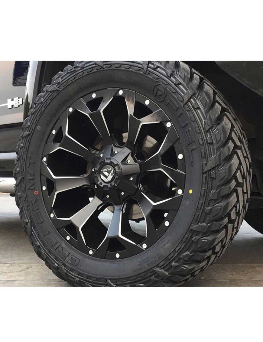 Felga aluminiowa D546 Assault Matte Black Milled Fuel - ujęcie 4